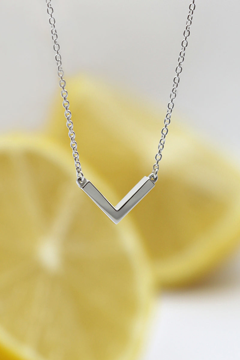 Collier chevron // Argent