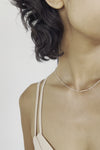 Collier barre horizontale // 2 tons