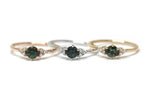 TALIA ring // Teal sapphire