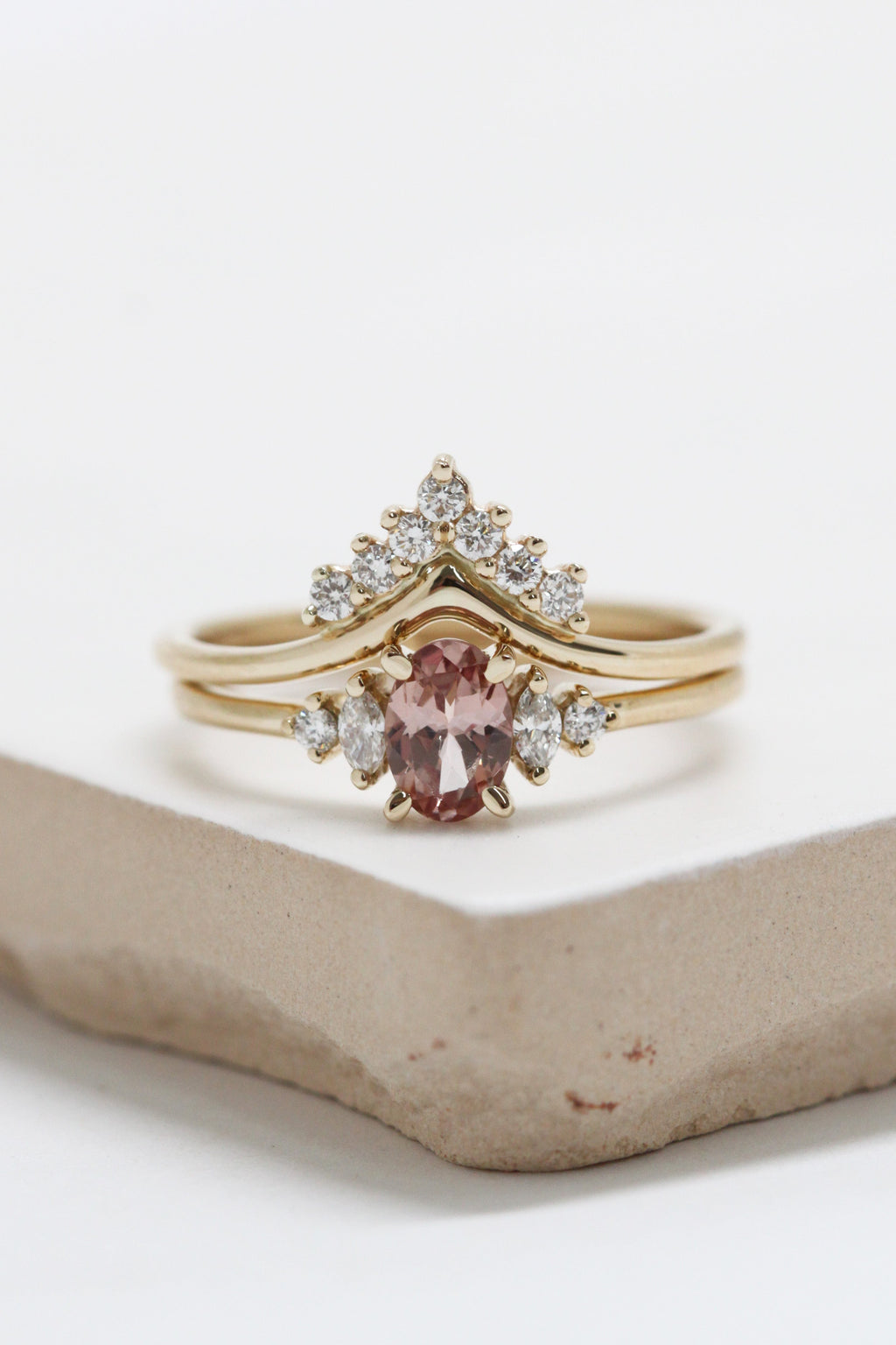 Bague ALICE // Grenat Malaya