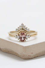 Bague ALICE // Grenat Malaya