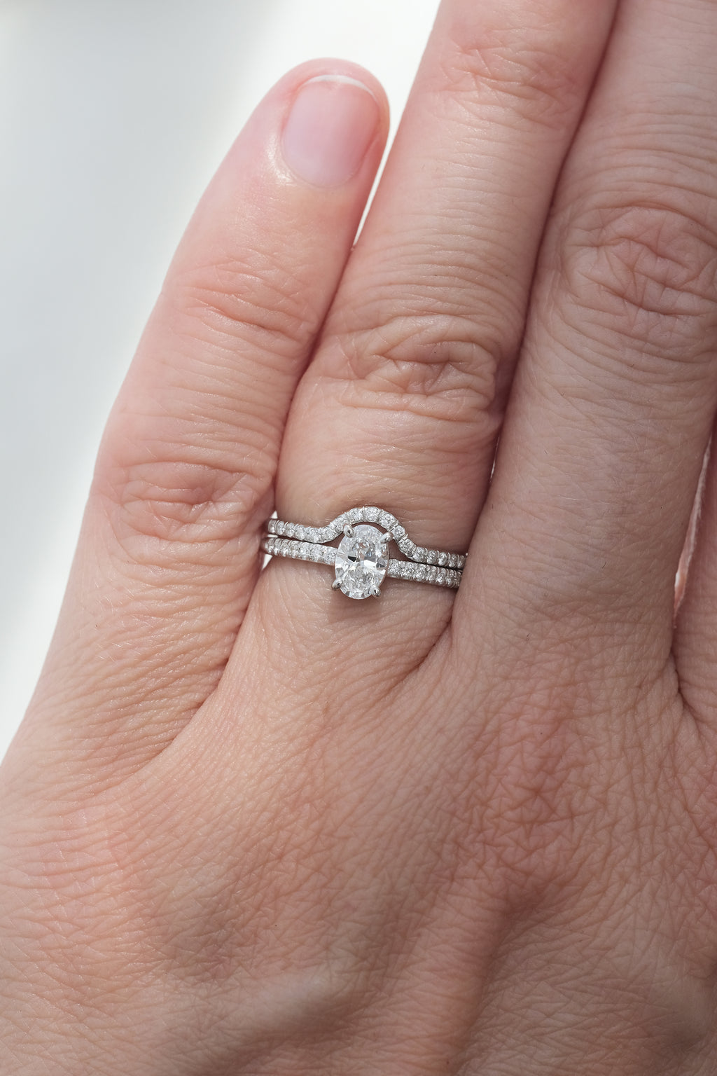 Bague ÉLIE + pavé de diamants