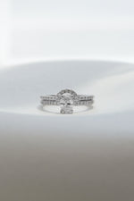 Bague ÉLIE + pavé de diamants