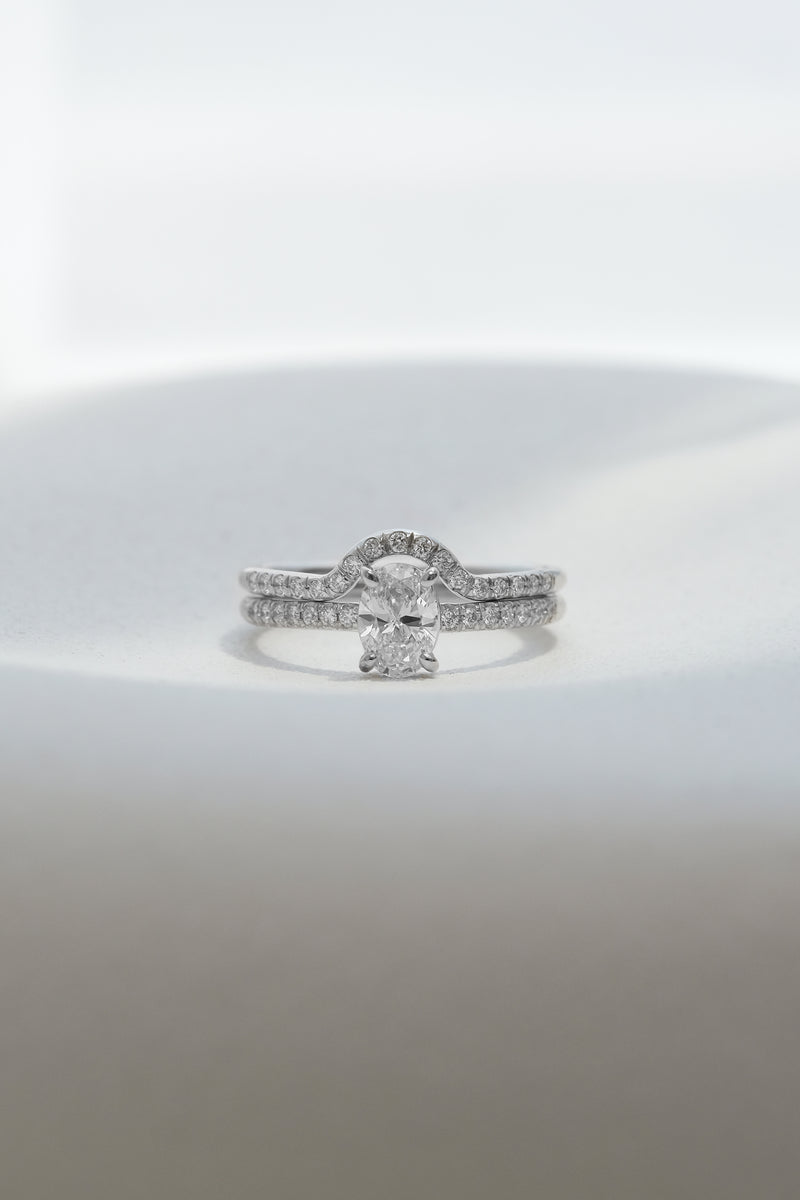 Bague ÉLIE + pavé de diamants