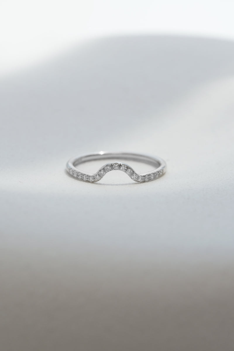 Bague ÉLIE + pavé de diamants