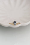 READY TO SHIP // ALICE Ring // Blue Gray Sapphire 0.81ct