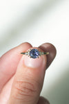 READY TO SHIP // ALIZÉ Ring // Blue sapphire 1.23ct