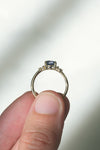 READY TO SHIP // ALIZÉ Ring // Blue sapphire 1.23ct