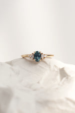 ALICE Ring - Teal Montana Sapphire