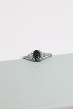 Bague ALICE // Saphir Montana ''Teal''