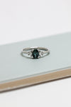 Bague ALICE // Saphir Montana ''Teal''