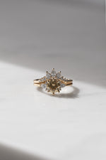 READY TO SHIP // AMBER ring // 1.15ct yellow diamond