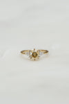 READY TO SHIP // AMBER ring // 1.15ct yellow diamond