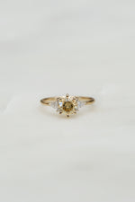 READY TO SHIP // AMBER ring // 1.15ct yellow diamond