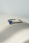 READY TO SHIP // CHARLOTTE Ring // Blue sapphire 0.60ct