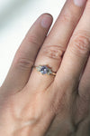 READY TO SHIP // ELENA Ring // Lilac Sapphire 0.85ct 