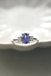 READY TO SHIP // FLAVIE Ring // Indigo Blue Sapphire 1.07ct