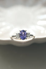 READY TO SHIP // FLAVIE Ring // Indigo Blue Sapphire 1.07ct
