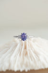 READY TO SHIP // FLAVIE Ring // Indigo Blue Sapphire 1.07ct