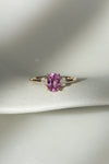 READY TO SHIP // FLAVIE Ring // Pink sapphire 1.15ct