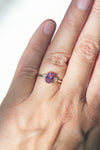 READY TO SHIP // FLAVIE Ring // Pink sapphire 1.15ct
