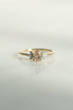 READY TO SHIP // HOLLY ring // Champagne pear diamond 0.52ct