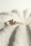 READY TO SHIP // HOLLY ring // Champagne pear diamond 0.52ct