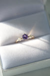 READY TO SHIP // ISABELA Ring // 0.75ct Indigo Sapphire