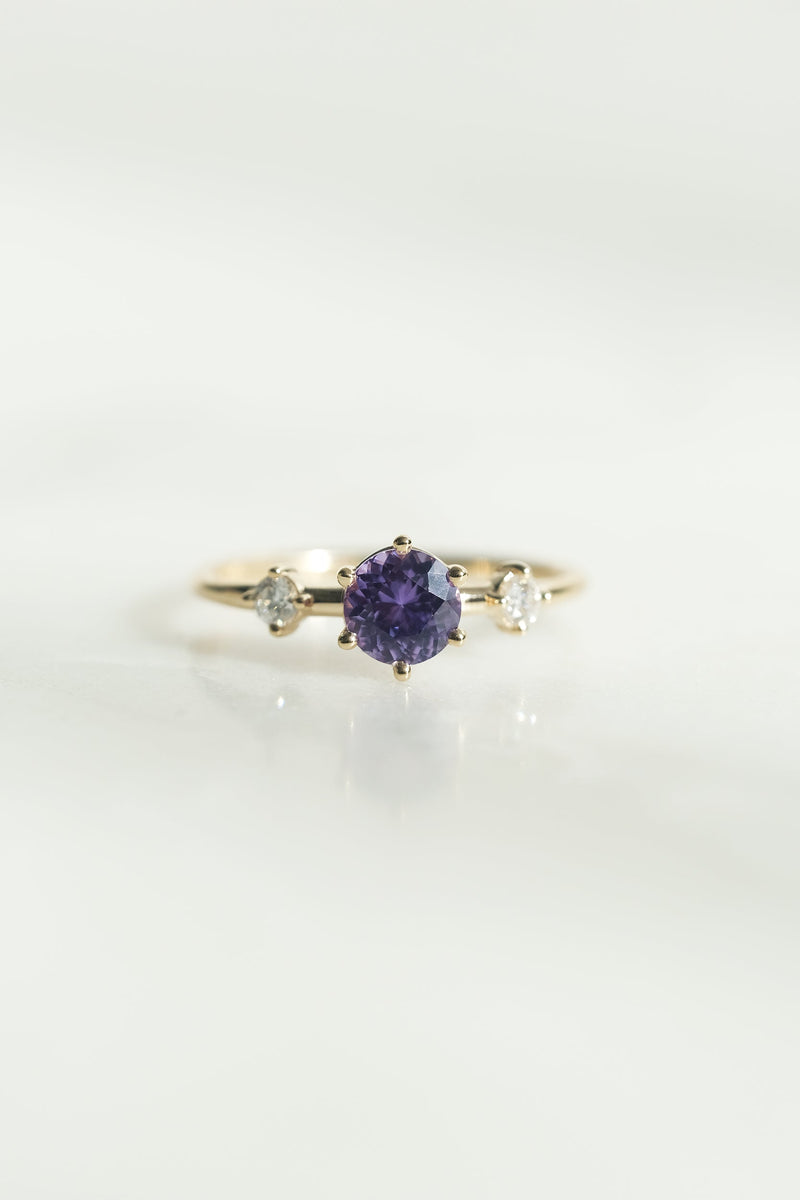 READY TO SHIP // ISABELA Ring // 0.75ct Indigo Sapphire