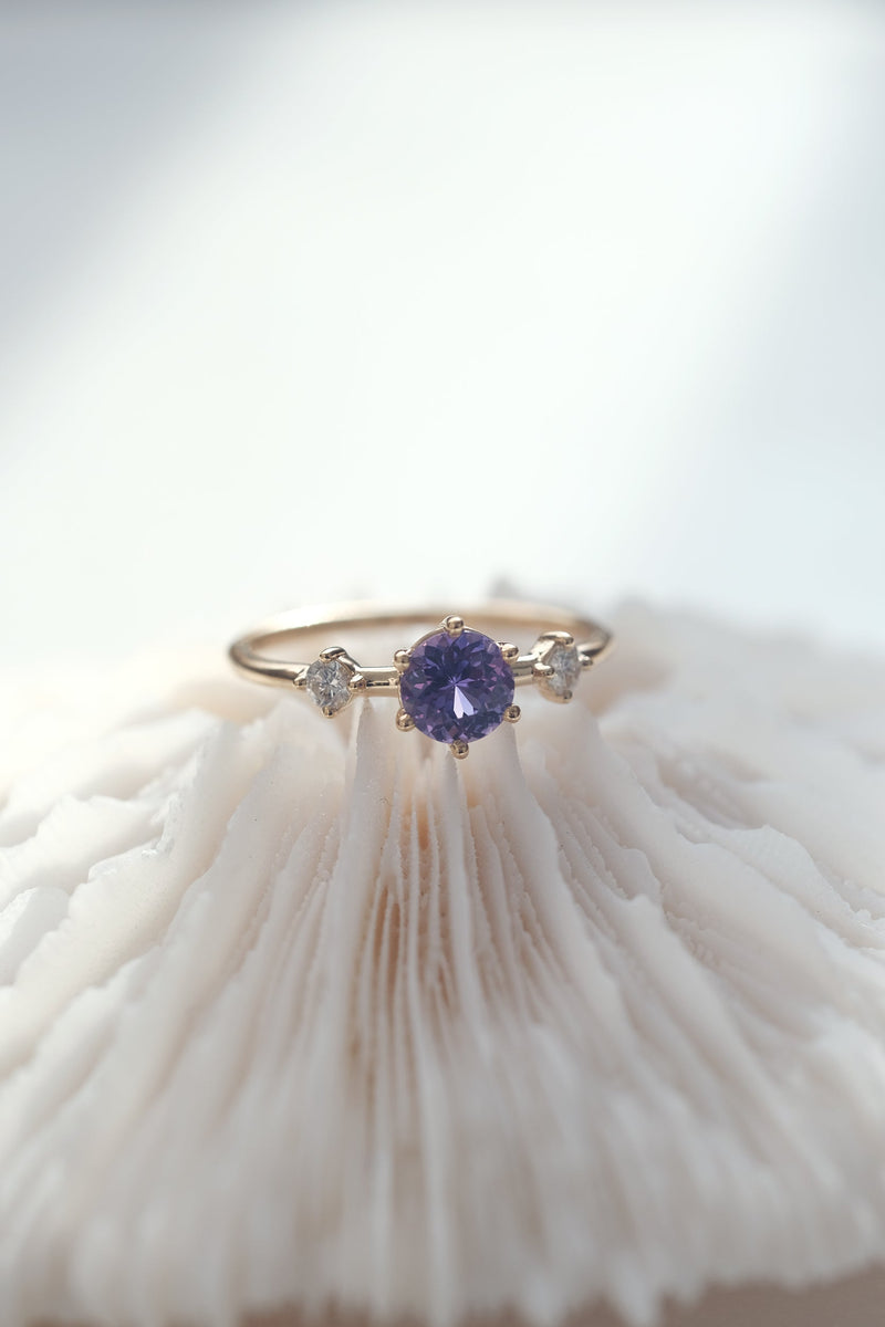 READY TO SHIP // ISABELA Ring // 0.75ct Indigo Sapphire