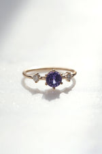 READY TO SHIP // ISABELA Ring // 0.75ct Indigo Sapphire