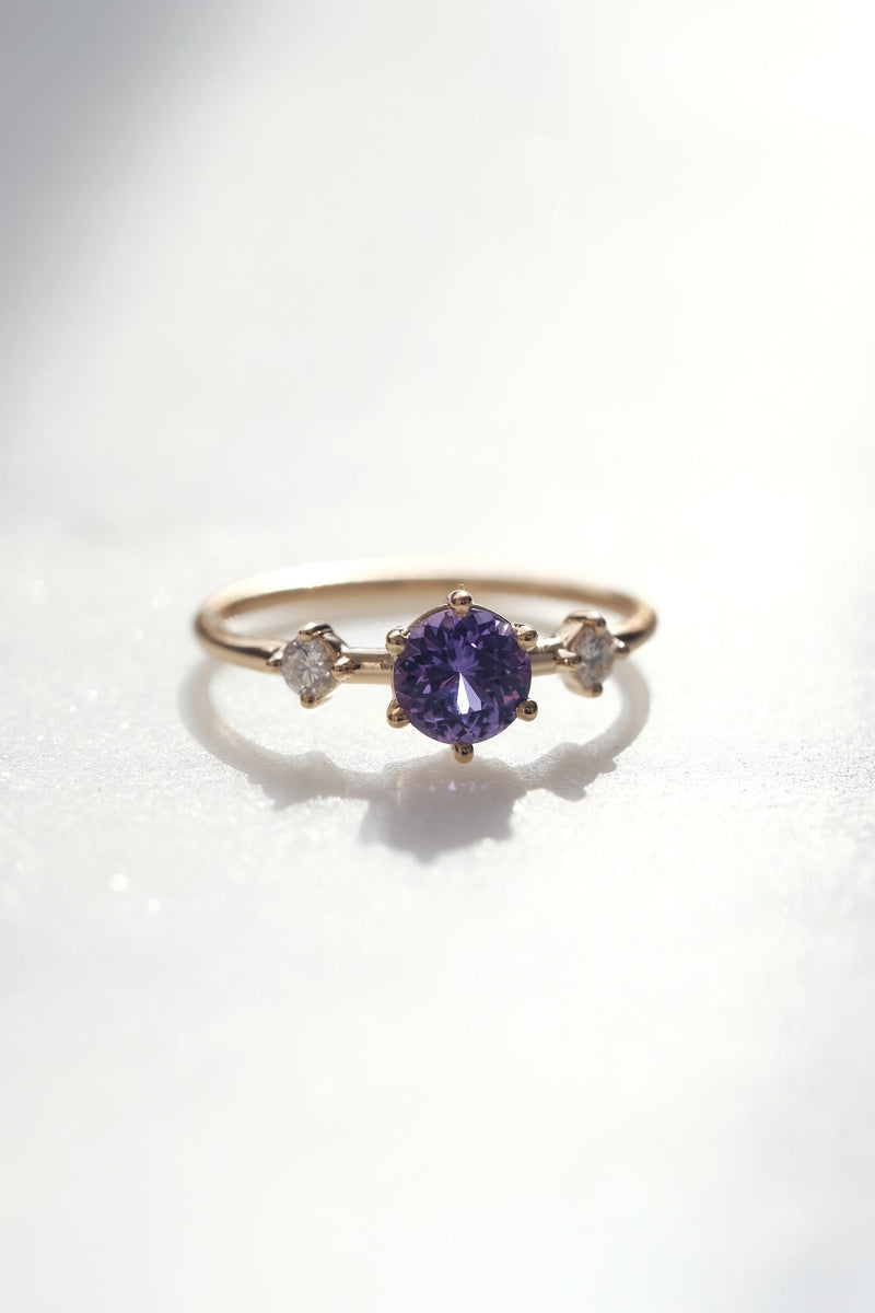 READY TO SHIP // ISABELA Ring // 0.75ct Indigo Sapphire