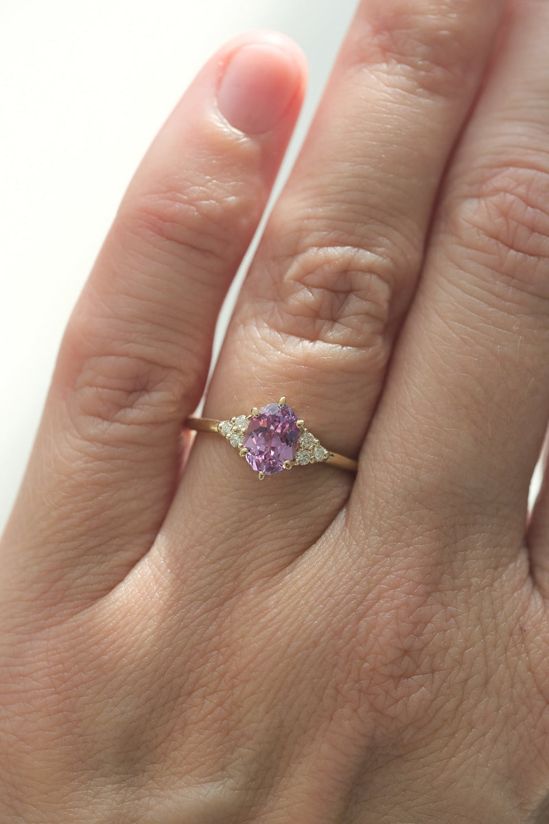READY TO SHIP // ISLA Ring // 1ct Purple Sapphire