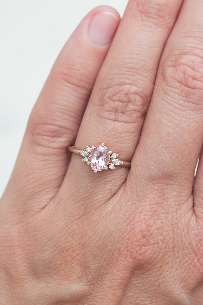 READY TO SHIP // ISLA Ring // Pale Pink Sapphire