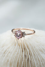 READY TO SHIP // ISLA Ring // Pale Pink Sapphire