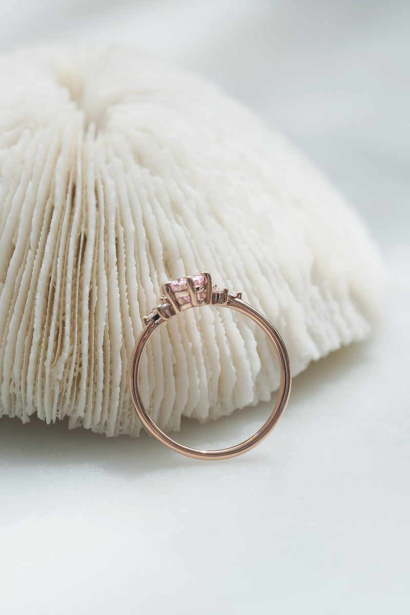 READY TO SHIP // ISLA Ring // Pale Pink Sapphire