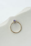 READY TO SHIP // JADE ring + 0.89ct purple sapphire