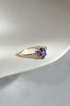 READY TO SHIP // JANE Ring // Purple sapphire 1.30ct