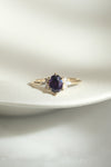 READY TO SHIP // JANE Ring // Purple sapphire 1.30ct