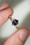 READY TO SHIP // JANE Ring // Purple sapphire 1.30ct