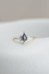 READY TO SHIP // JINNY Ring // Black diamond 0.93ct