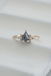 READY TO SHIP // JINNY Ring // Black diamond 0.93ct