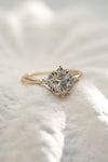 READY TO SHIP // JUNE Ring // CANADIAN oval Diamond 0.77ct