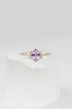 READY TO GO // JANE Ring // Madagascar Lilac Sapphire