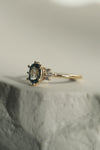 JANE Ring - Australian Teal Sapphire