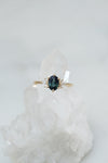 JANE Ring - Australian Teal Sapphire