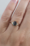 JANE Ring - Australian Teal Sapphire