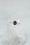 READY TO SHIP // JANE ring - Australian green sapphire