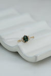 PRÊTE À PARTIR // Bague JANE - Saphir vert Australien