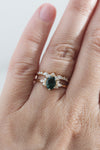 PRÊTE À PARTIR // Bague JANE - Saphir vert Australien
